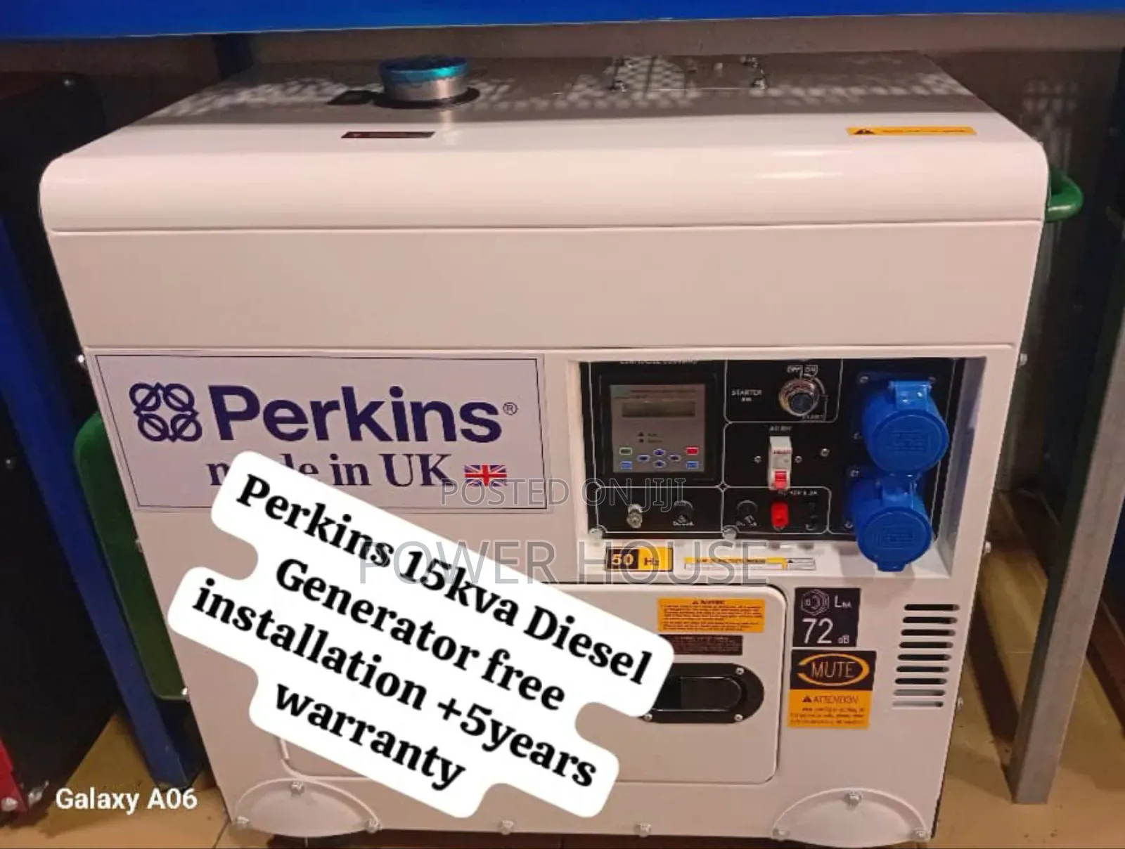 Energy Storm Perkins Diesel Generator 15kva Silent