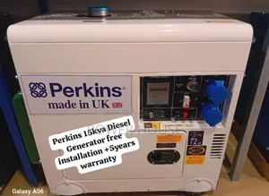 Power Dynamo Perkins Diesel Generator 15kva Silent