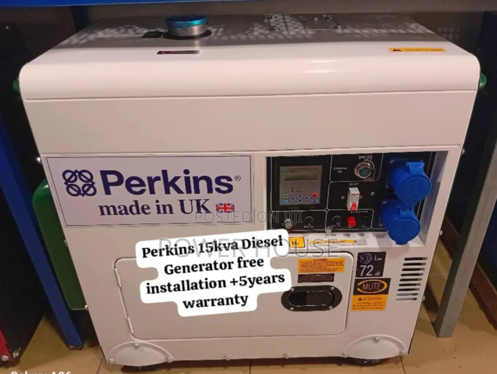 Power Storm Perkins Diesel Generator 15kva Silent
