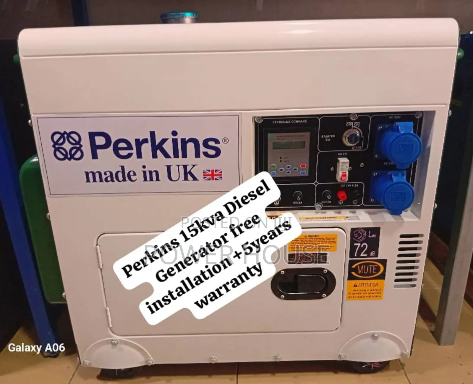 Energy Conquer Perkins Diesel Generator 15kva Silent