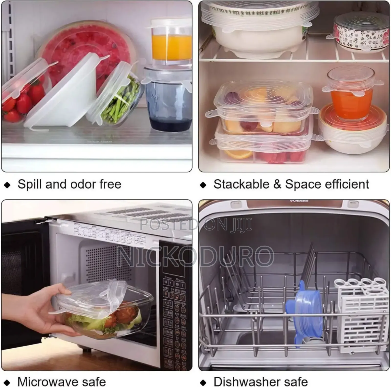 Silicone Food Cover 6pcs/Set