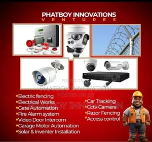 Supply And Install Of Cctv, Electric Fencing, Automated Gate
