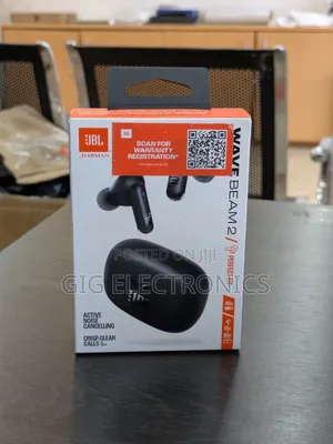 JBL Wave Beam 2 Wireless Noise Cancelling Bluetooth Earbuds