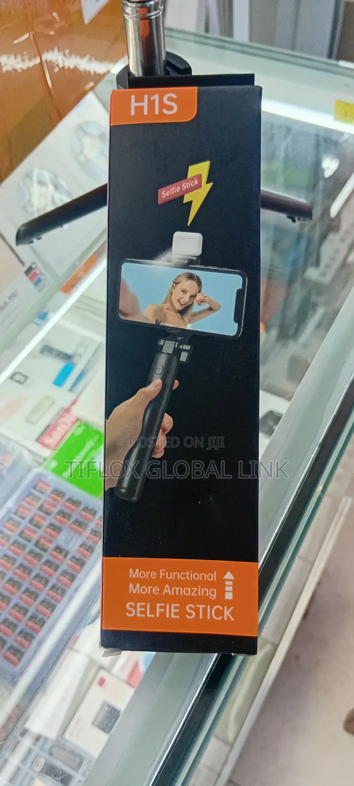 Selfy Stick With Light 1m(Uk)