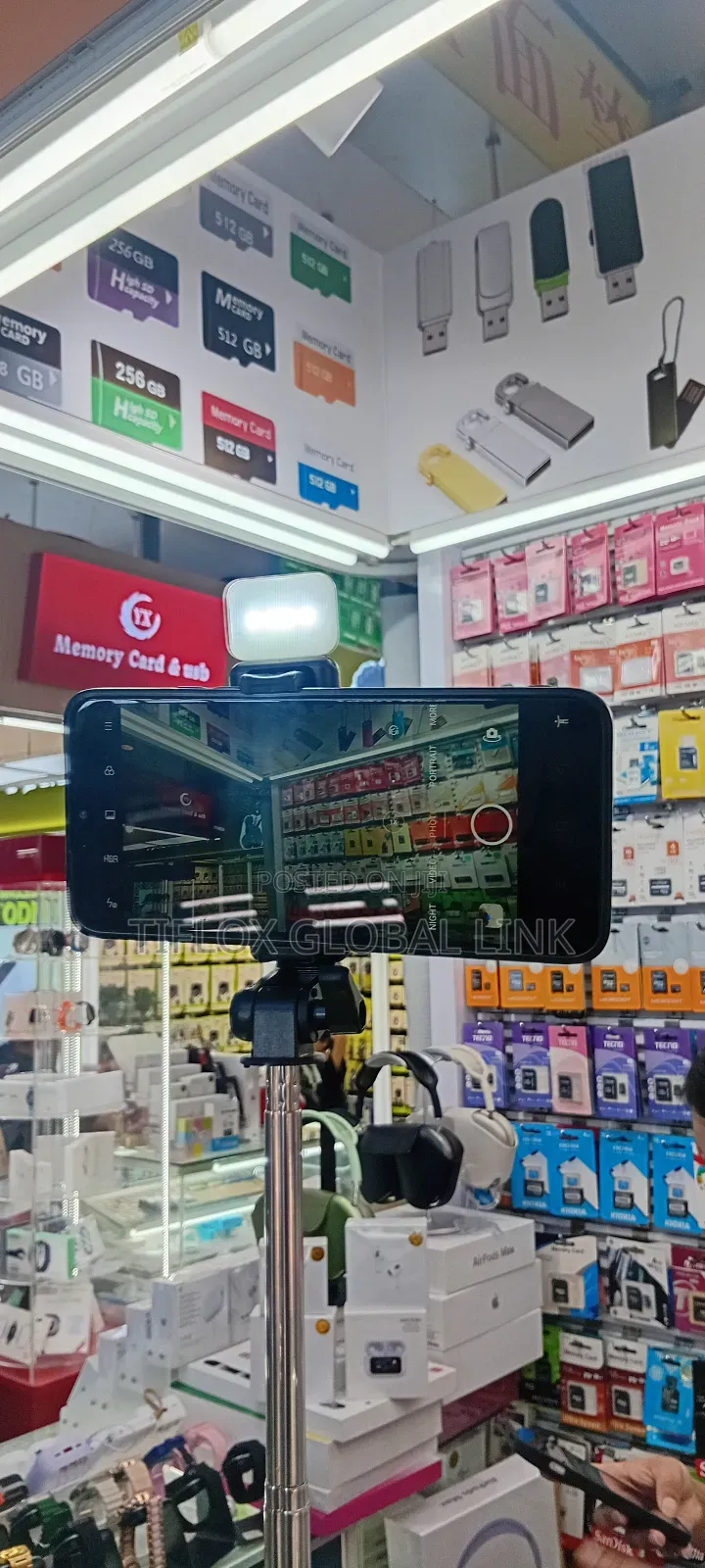 Selfy Stick With Light 1m(Uk)