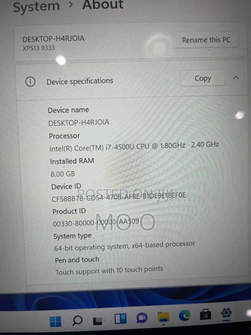 Laptop Dell XPS 13 (9333) 8GB Intel Core I7 SSD 256GB