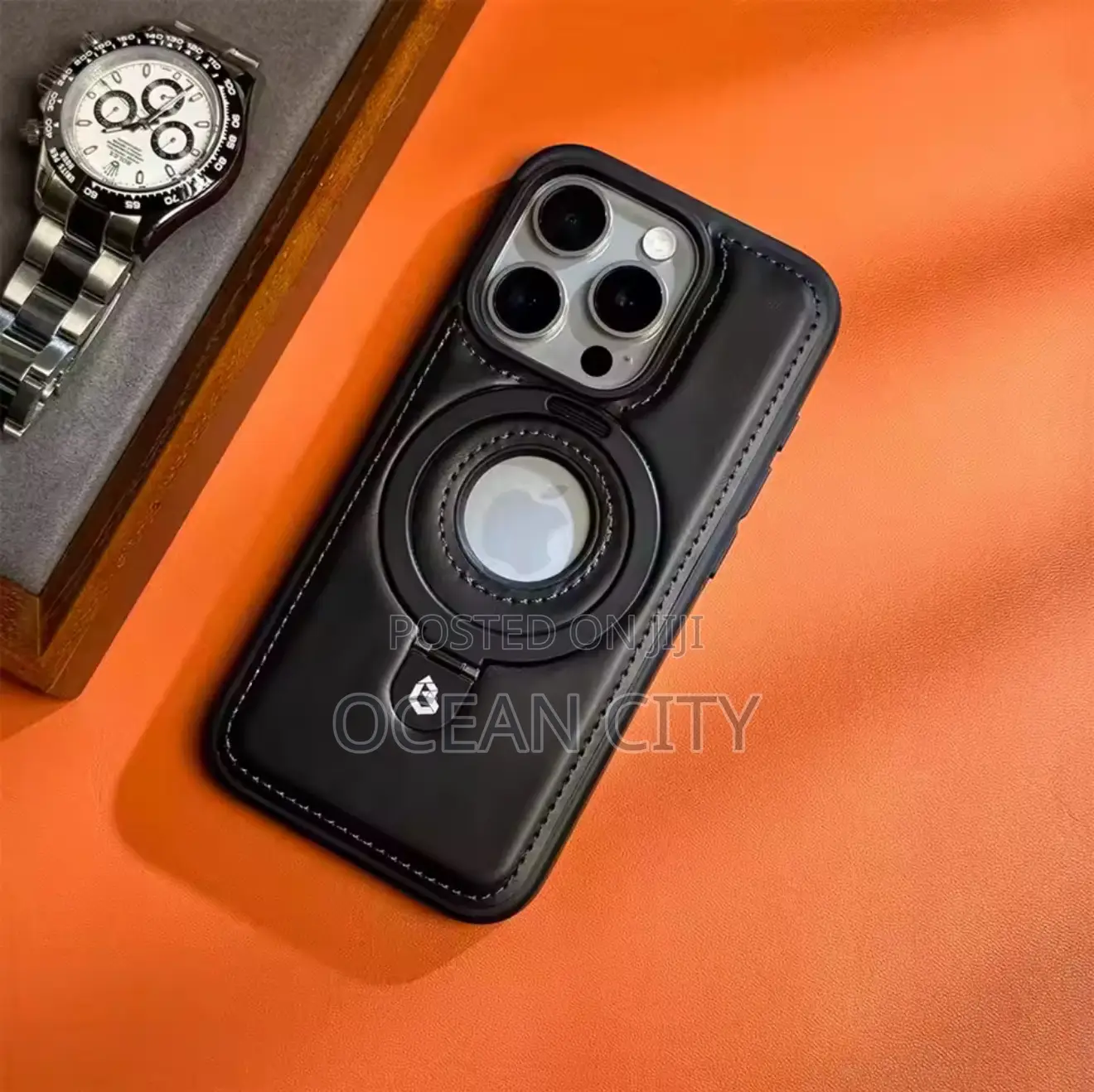 Leather Magsafe Case for iPhone 16, 15, 14, 13 Models