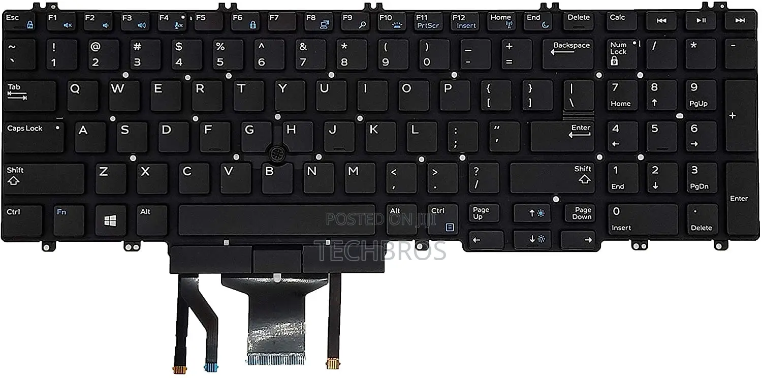 Original Dell Precision 7540/7530/7730 Backlit Keyboard