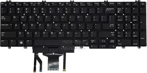 Original Dell Precision 7540/7530/7730 Backlit Keyboard