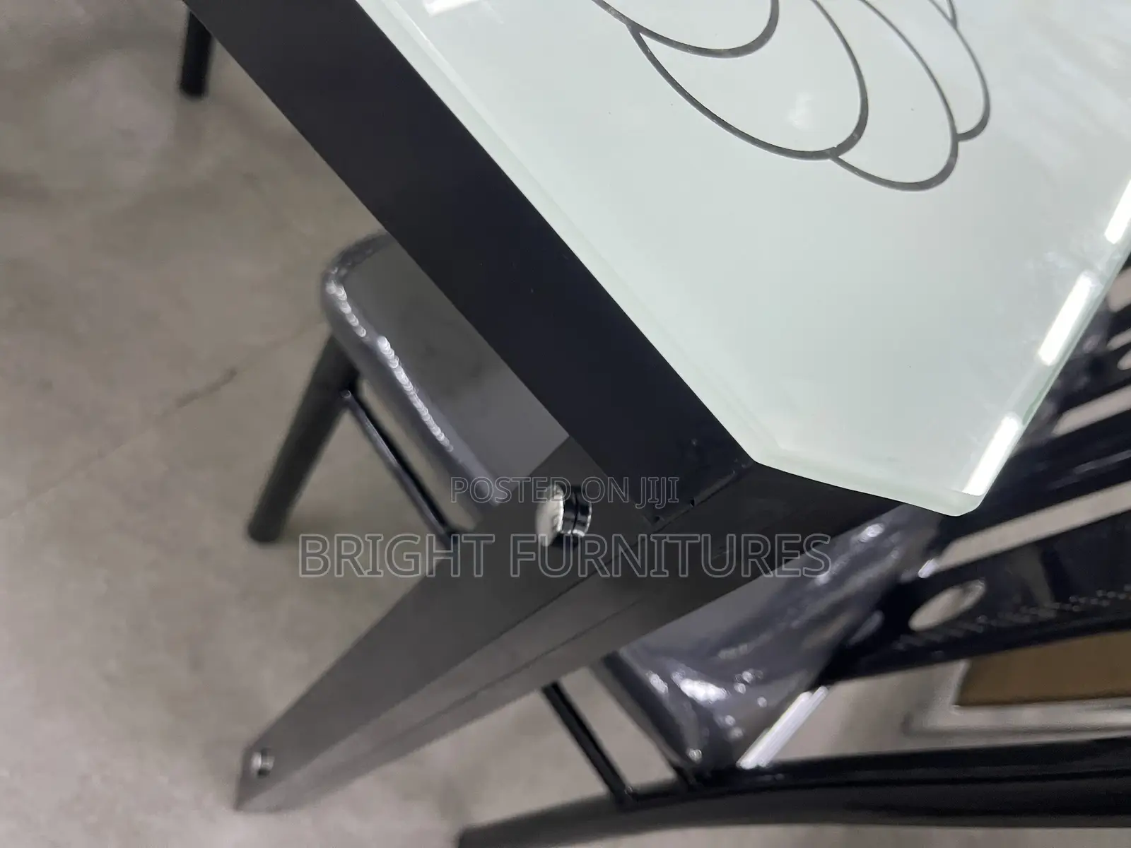 Dining Sets (Quality Six 6 Seater Glass Dining Table)