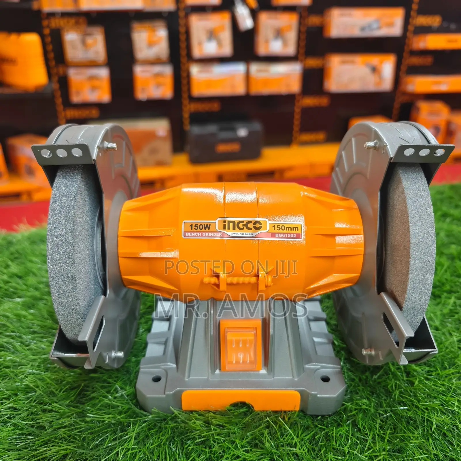 150 Watts 6 Inches Bench Grinder With 1 Set Eye Shield - Bg61502