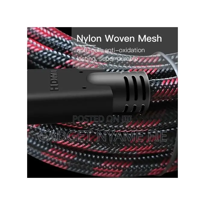 20m Hd Hdmi Cable High Speed /Ethernet 3d - Black/Red
