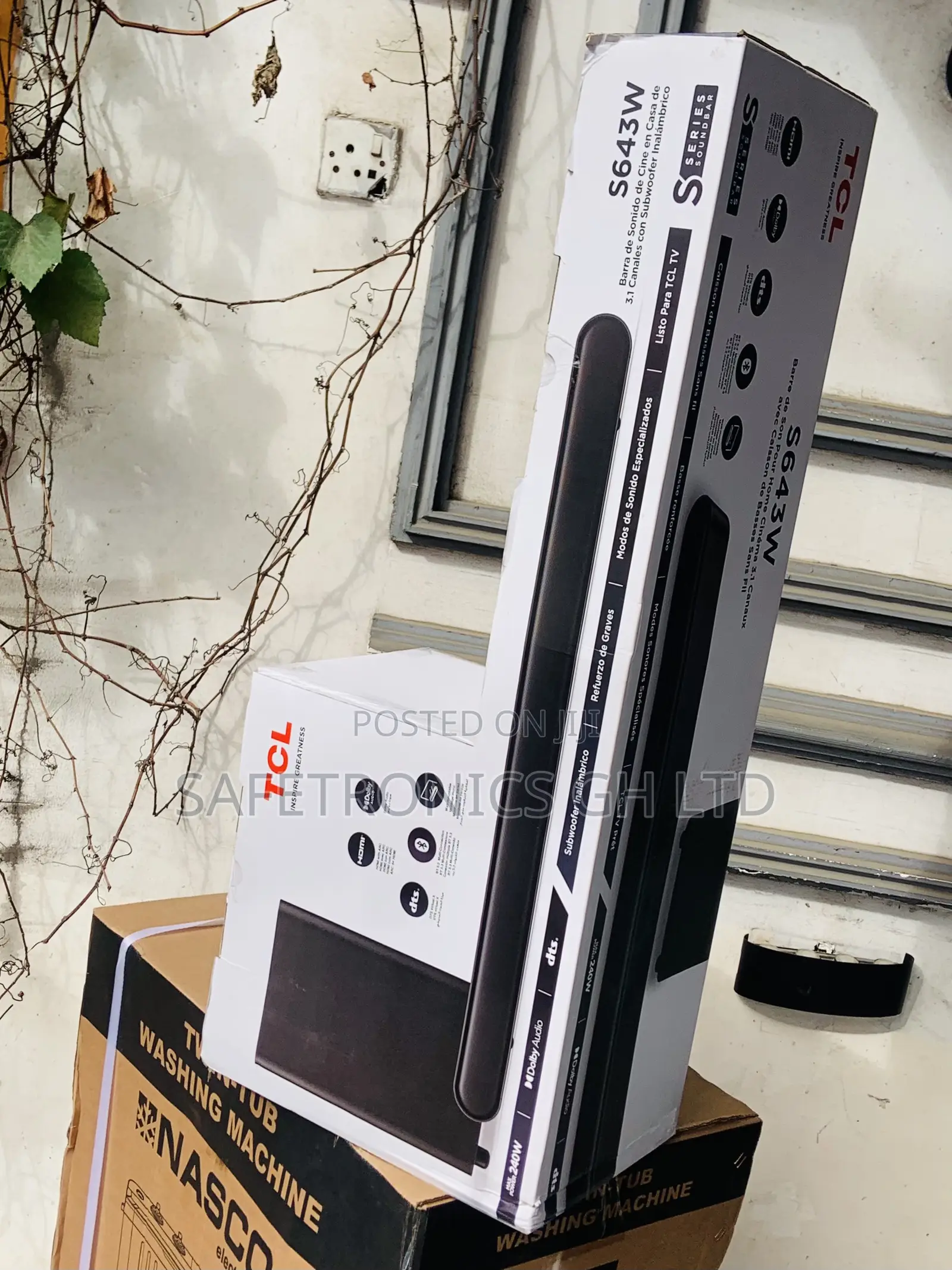Reliable 3.1ch Bluetooth Black TCL S643 Wireless Soundbar
