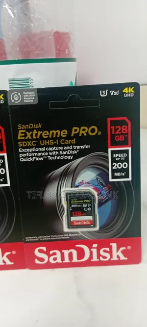 128gb Memory Card Extreme Pro SDXC Uhs-1 Card