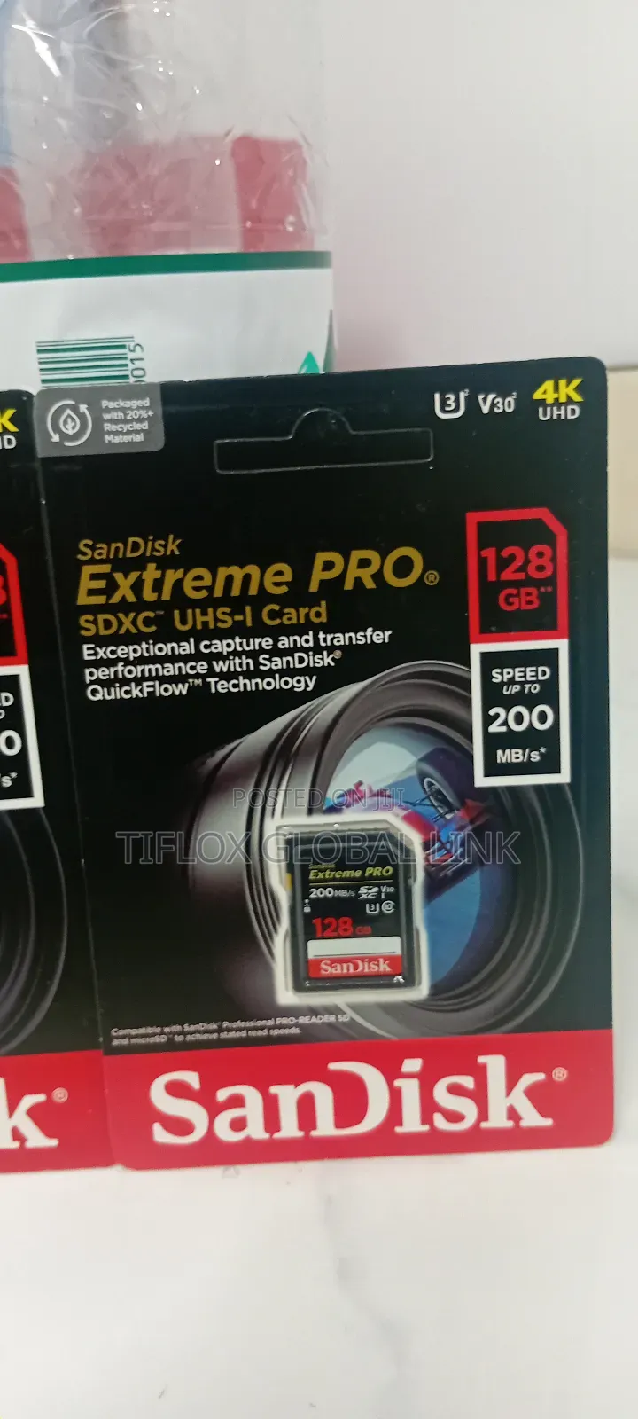 128gb Memory Card Extreme Pro SDXC Uhs-1 Card