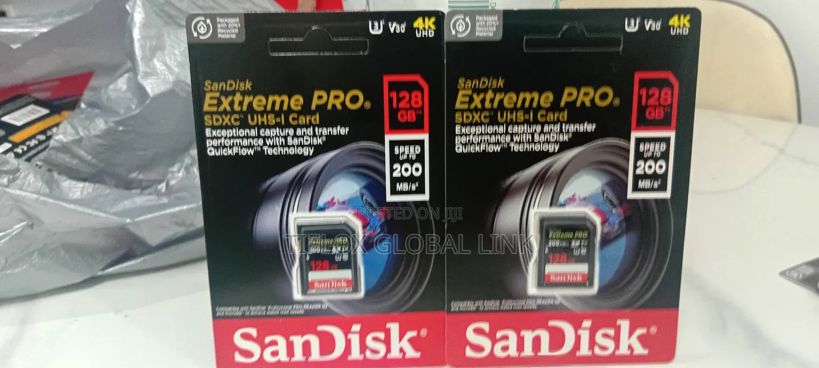 128gb Memory Card Extreme Pro SDXC Uhs-1 Card