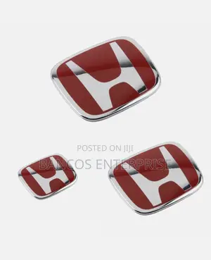 Honda Crv 2017-2023 Red Front Emblem Crown