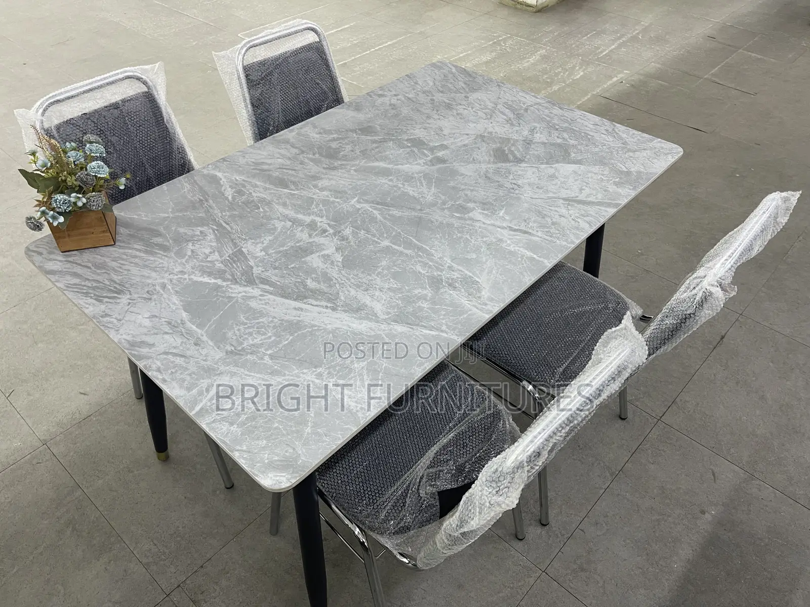 Dining Sets (Quality Marble Dining Table With Four Chairs)