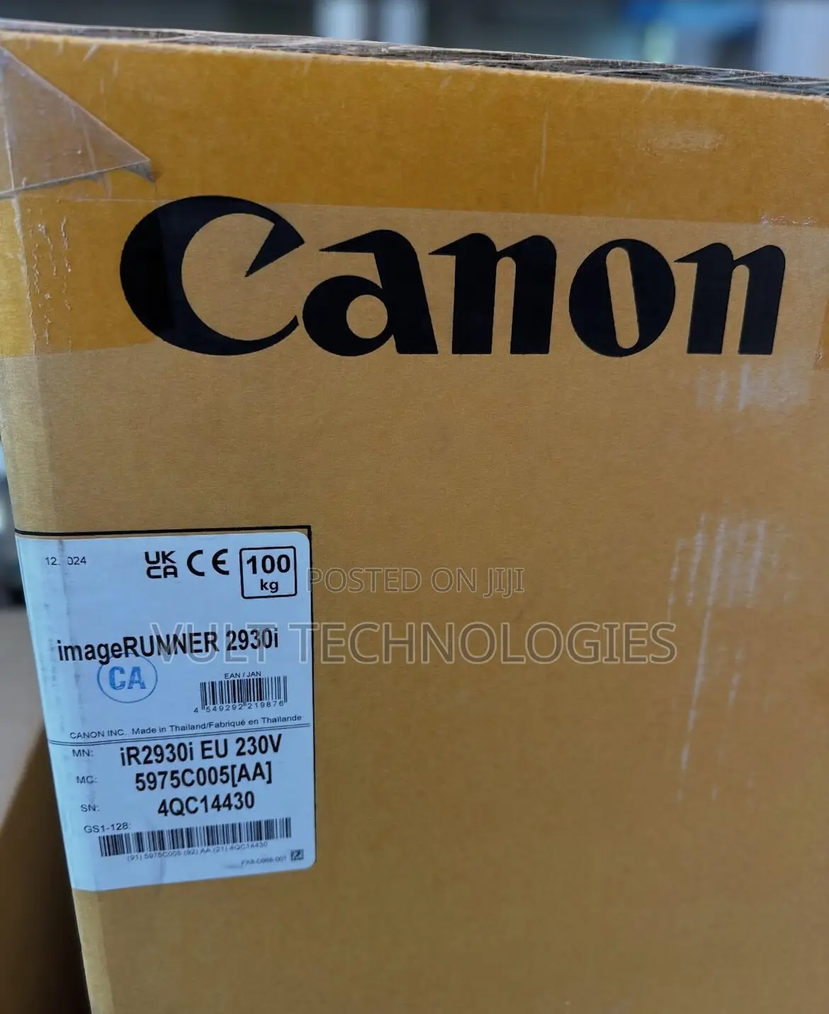 Canon Imagerunner 2930i Photocopier