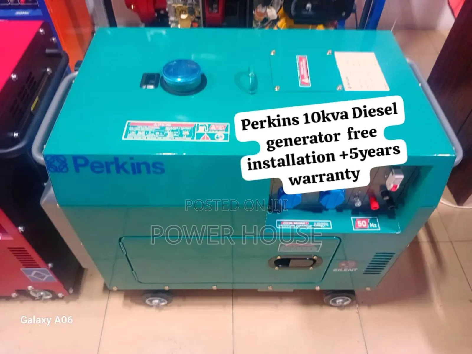 Power Burst Perkins Diesel Generator 10kva Silent