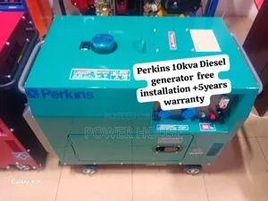 Power Burst Perkins Diesel Generator 10kva Silent