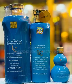 Lait Snapchat Diamant Bleu Glutathione+ Collagen Shower Gel