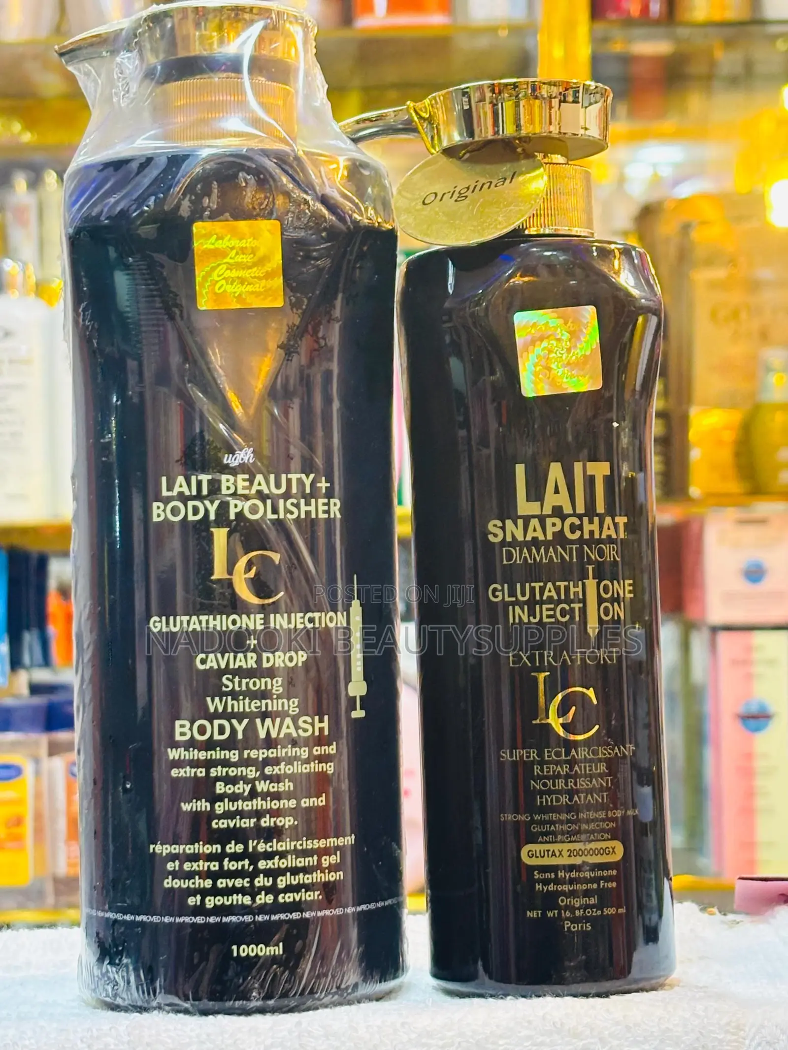 Lait Snapchat Diamant Bleu Glutathione+ Collagen Shower Gel