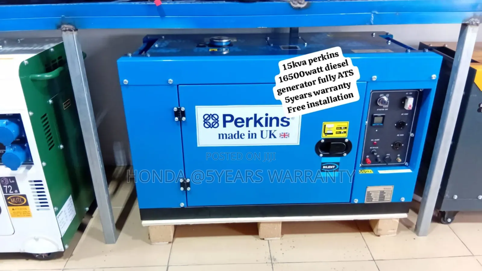 Generator Experts Perkins 15kva 16500watt Diesel 15kva Ats