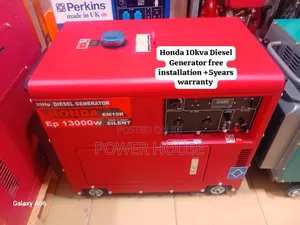 Finish Master Honda Diesel Generator 10kva Silent