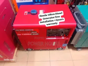 Volt Finisher Honda Diesel Generator 10kva Silent