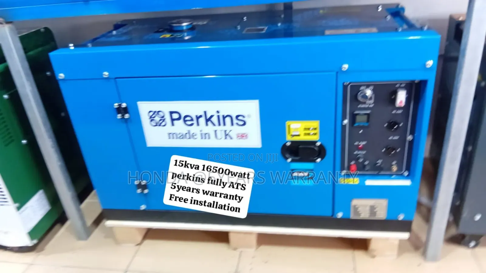 Diesel Generator Solution Perkins 15kva 16500wax Fully Ats