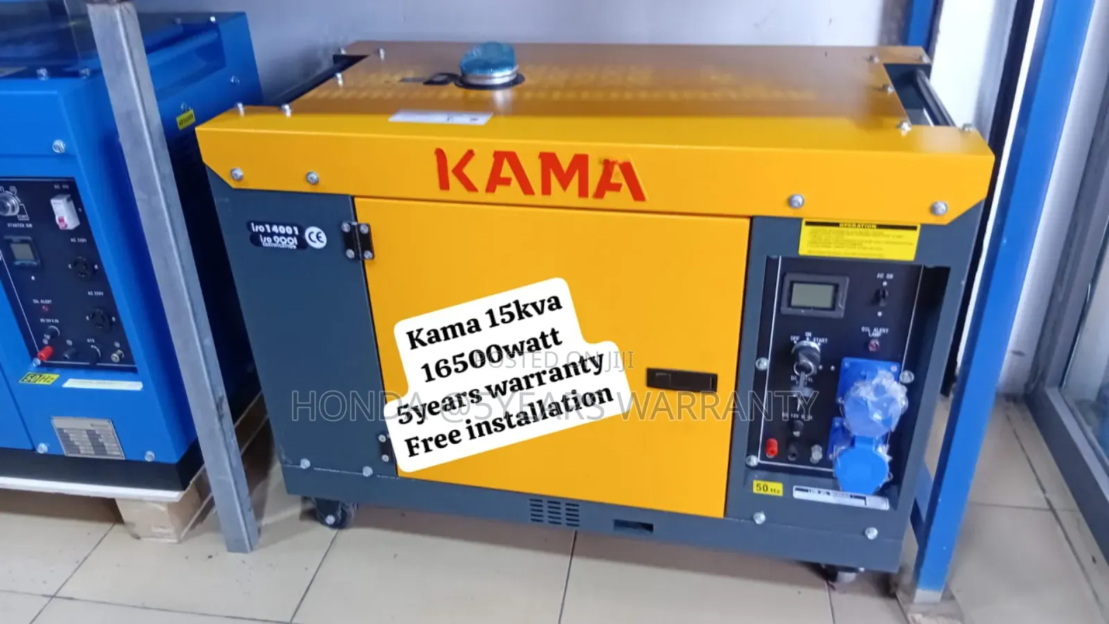 Heavy Duty Diesel Generator Kama 15kva 16500watt Diesel Kama