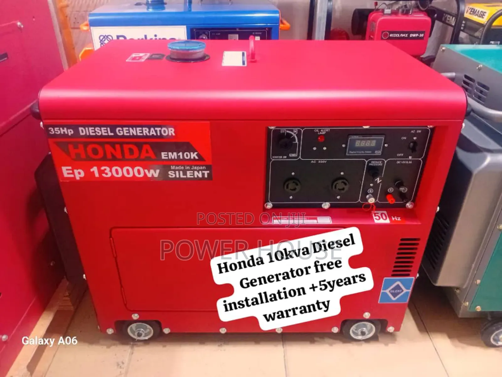 Energy Max Flow Honda Diesel Generator 15kva Silent