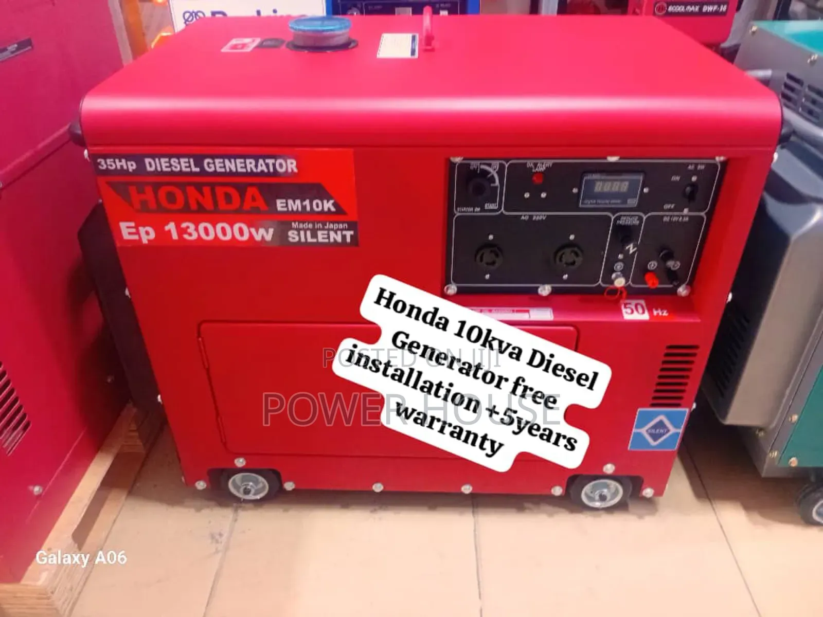 Power Grid Honda Diesel Generator 10kva Silent