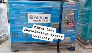 No Light Gap Allowed Perkins 22kva Diesel Generator 22kva
