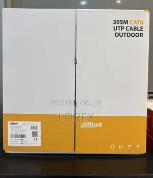 Dahua Cat6 Network Cable 305m Utp Outdoor Dh-Pfm920-6u