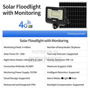 Solar 4g Floodlight Camera