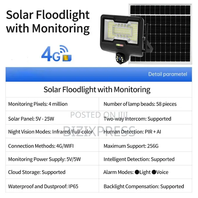 Solar 4g Floodlight Camera
