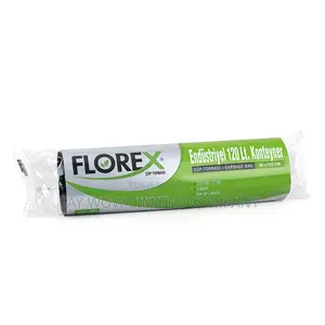 Florex 120 Litre Industrial Container Trash Bag ( Black)