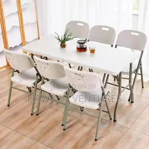 Foldable Table With 6 Chairs
