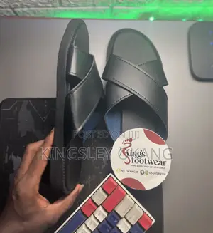 Black Leather Slippers Quality