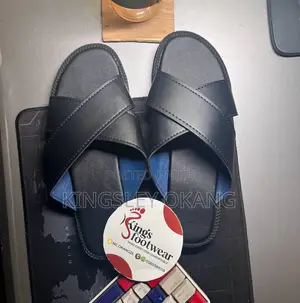 Black Leather Slippers Quality