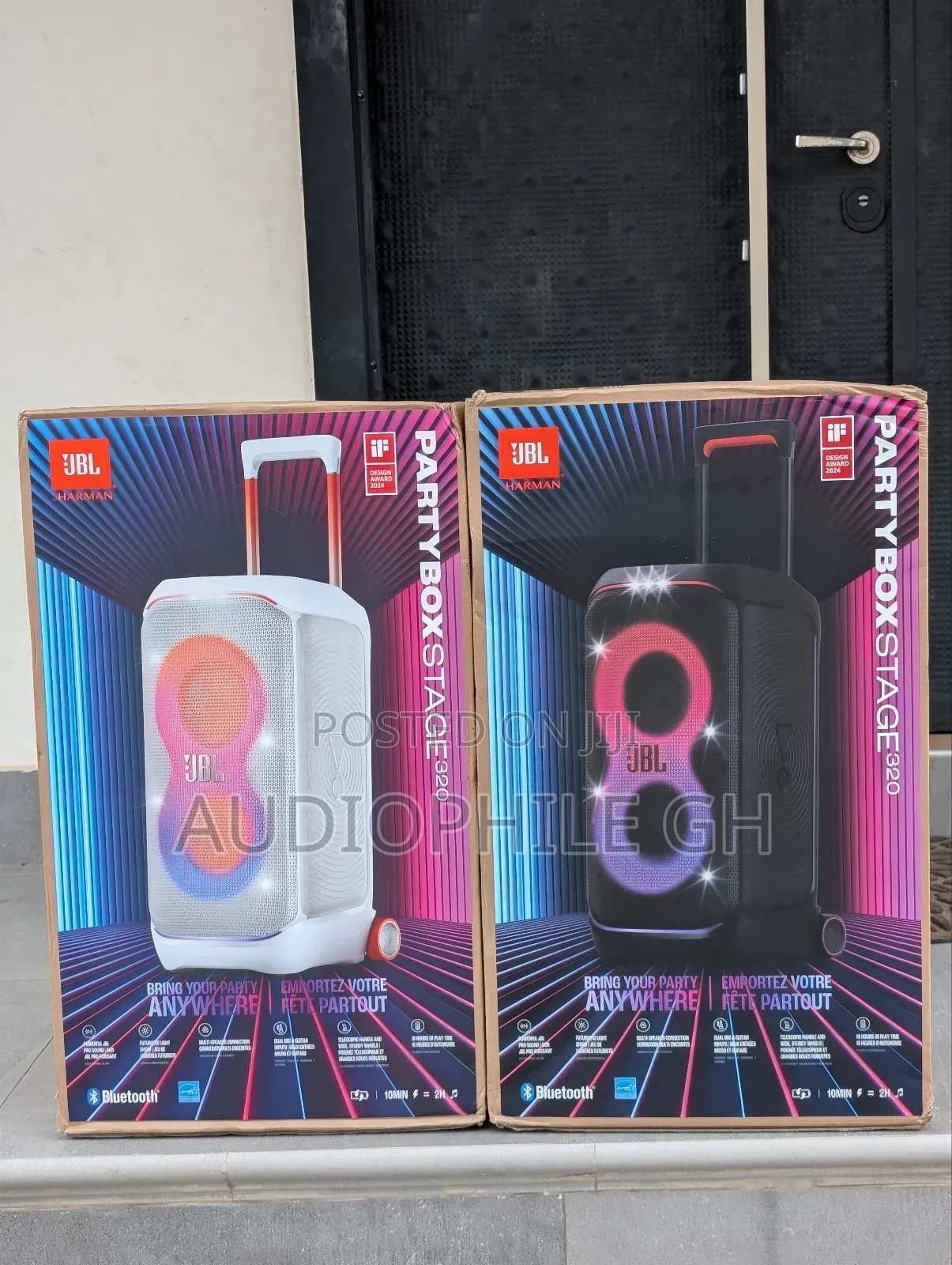 JBL Partybox Stage 320 Portable Party Speaker With Wheels