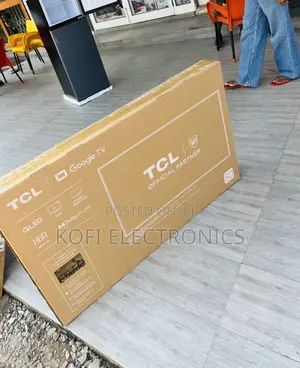 Durable TCL 50 Inch Qled Smart Television(Black) 