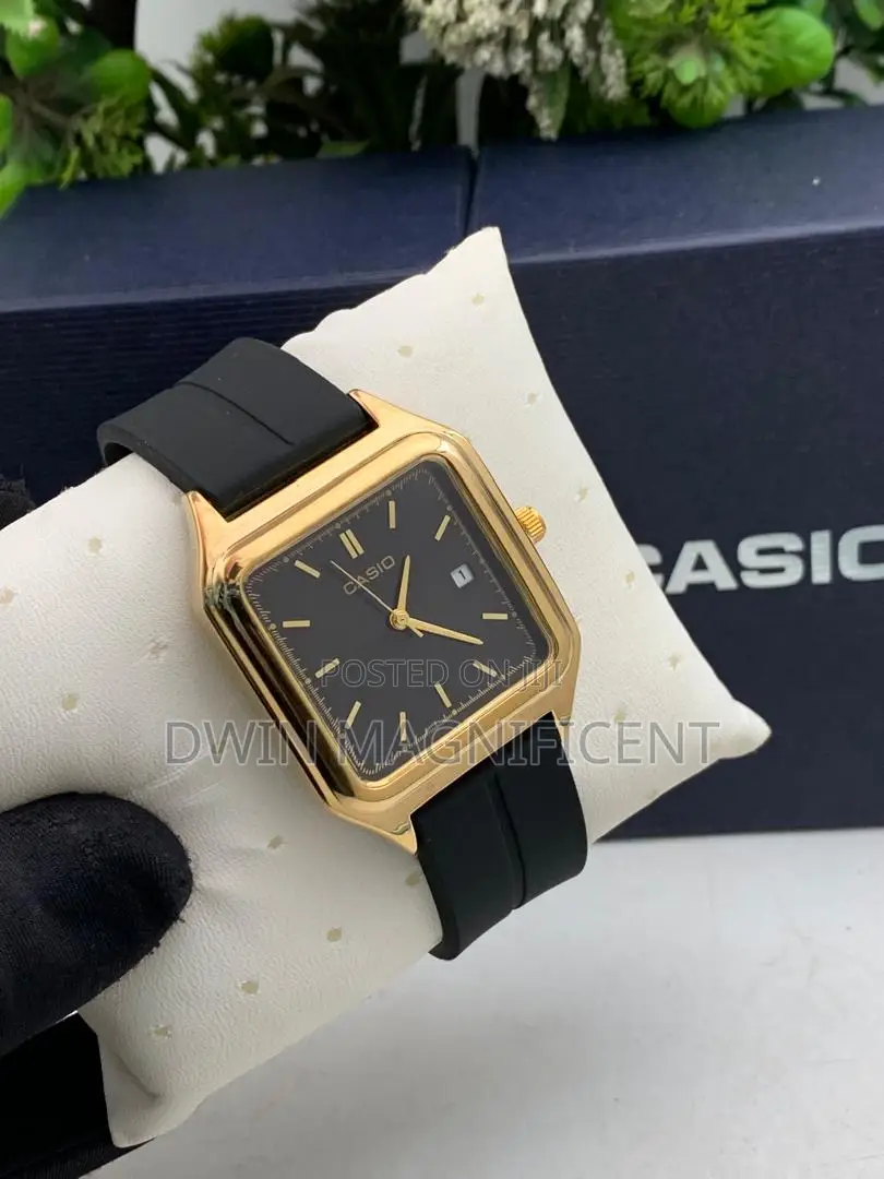 Stylish Casio Rectangular Watch – Multiple Colors Available!