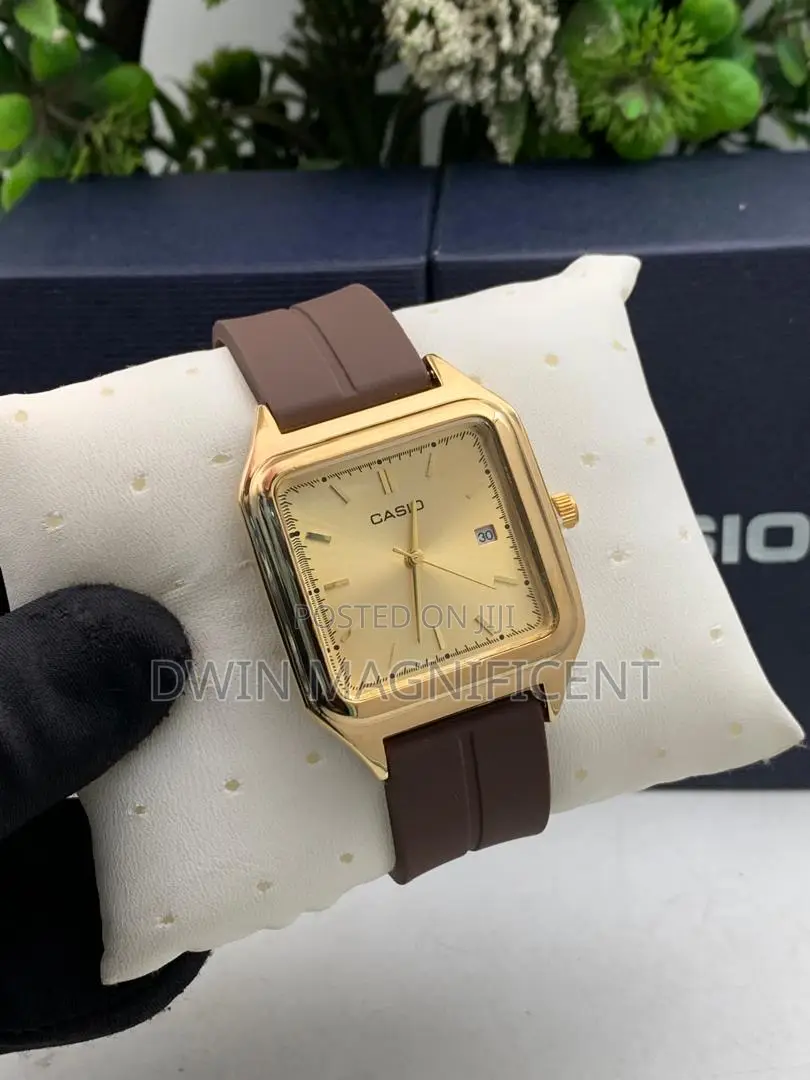 Stylish Casio Rectangular Watch – Multiple Colors Available!