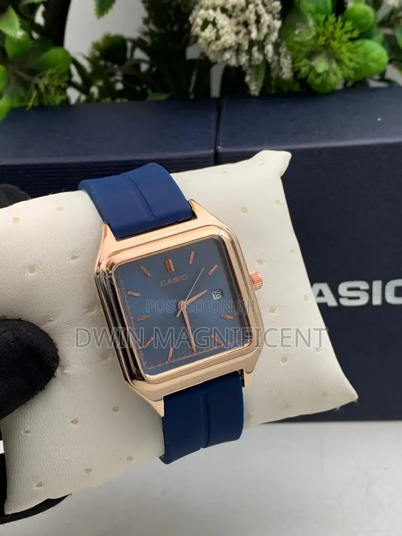 Stylish Casio Rectangular Watch – Multiple Colors Available!