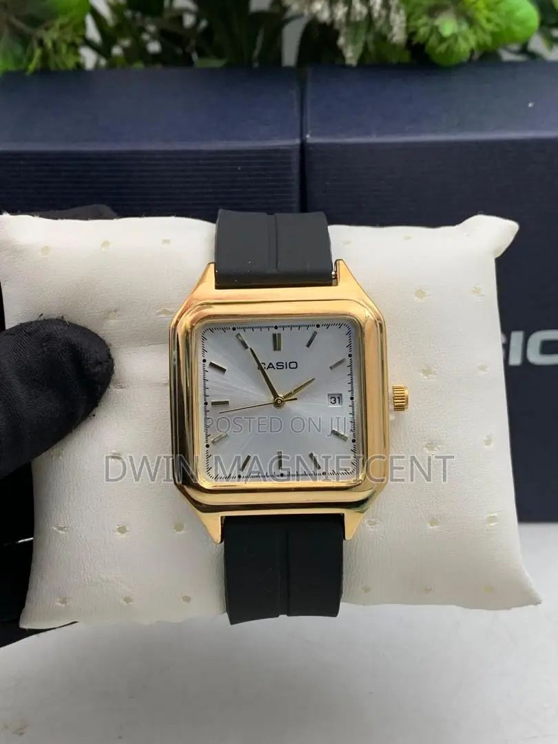Stylish Casio Rectangular Watch – Multiple Colors Available!
