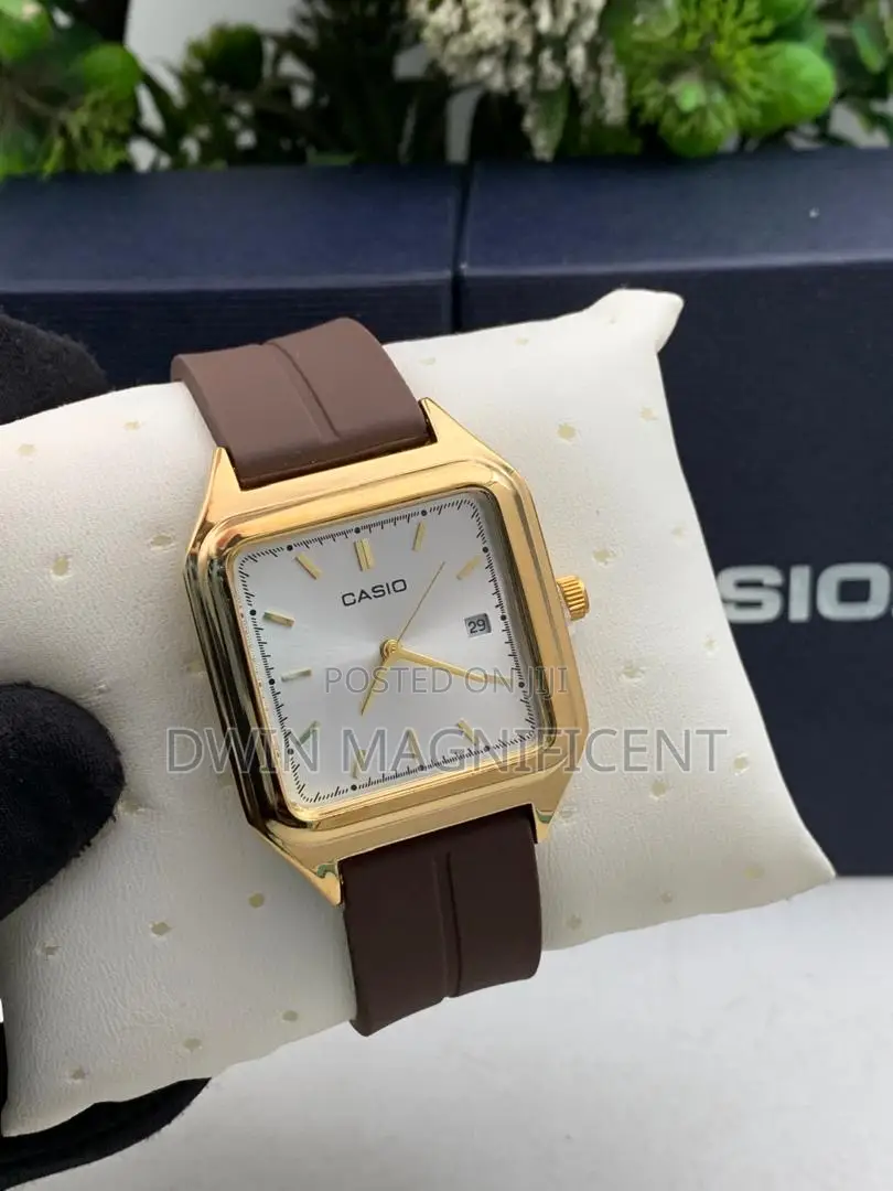Stylish Casio Rectangular Watch – Multiple Colors Available!
