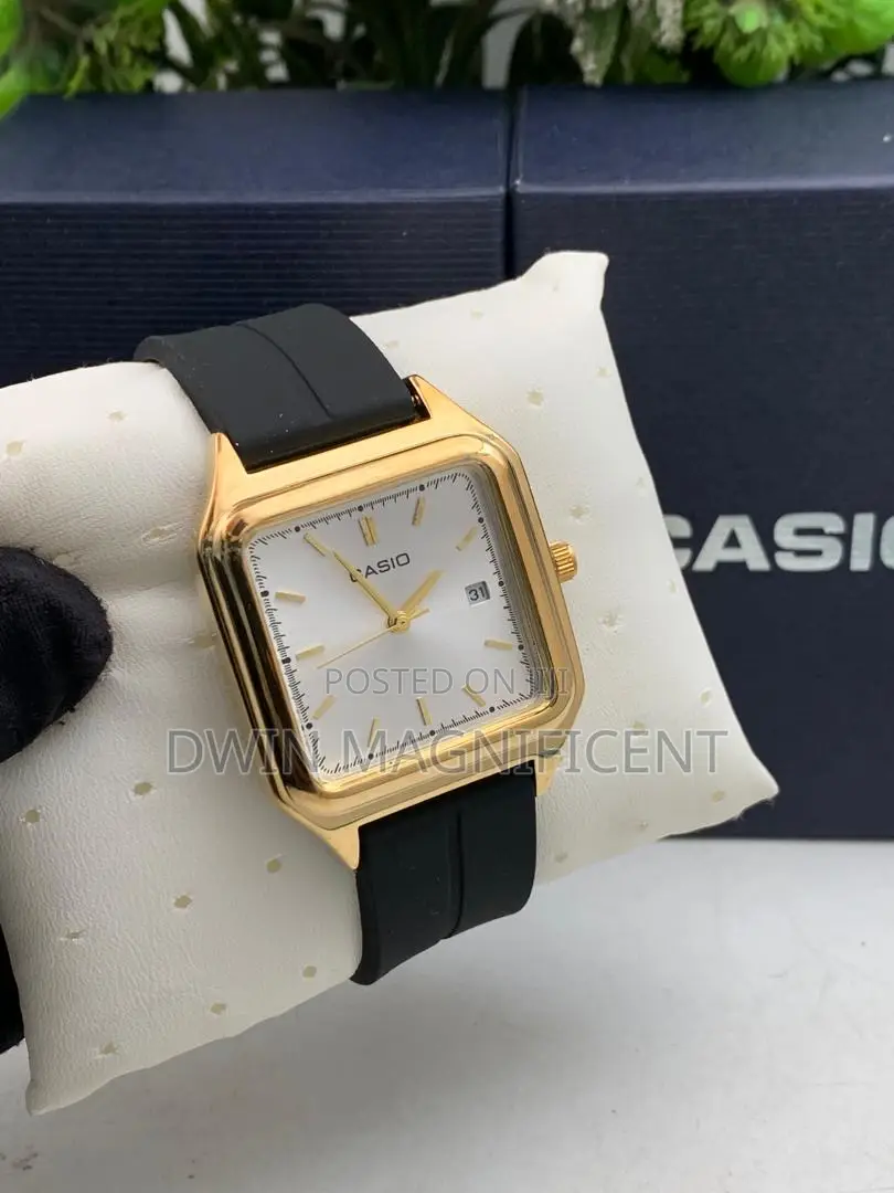 Stylish Casio Rectangular Watch – Multiple Colors Available!